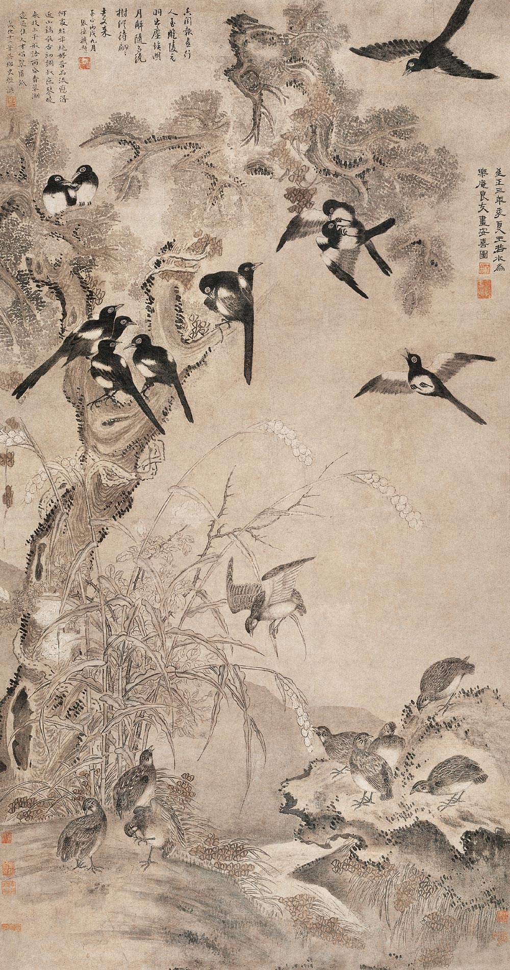 王渊 1343年作 安喜图 立轴 文物天地2004-7/a7036.jpg 王渊 1343年作 安喜图 立轴 文物天地2004-7 / a7036.jpg